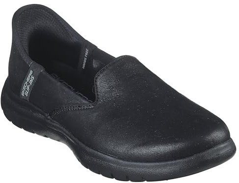 Skechers Damen On-The-go Flex Captivating Sneaker, Black Textile, 38 EU