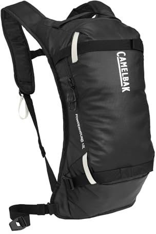 CamelBak Powderhound 12 Hydration Pack 70oz, Black/White