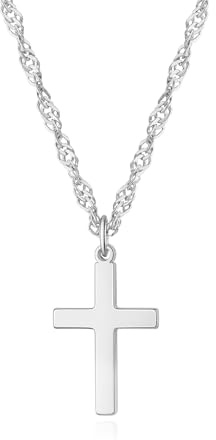 MIDEEO Cross Necklace for Women Trendy - Dainty 14K Real Gold Plated Minimalist Cz Cross Necklace Non Tarnish Waterproof Trendy Cute Simple Small Necklaces Easter Christian Religious Faith Jewelry Gifts