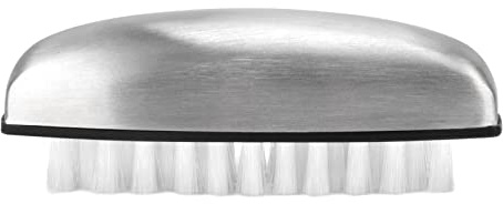 Cepillo de Limpieza Multifuncional para Frutas y Verduras, Acero Inoxidable 304, Cerdas de Nylon, 1 Unidad - Resistente y Antioxidante, Eliminación de Olores y Suciedad, Uso