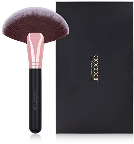 Docolor Face Makeup Brushes for Bronzer & blusher Ultra Soft Synthetic Makeup Brush for Finishing, Highlighting, Contour and Cheek Application - Professional Tool