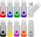 USB 3.0 Memory Stick 16 GB 10Pack, KOOTION 16 GB Bulk USB 3.0 Flash Drive Memory Stick Swivel Design Pen Drive Thumb Drive for Data Storage (Mixcolored,10-Pack)