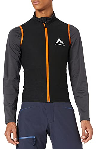McKinley Jungen Fortress 3.0 Rückenprotektor, Black/Orange, XS