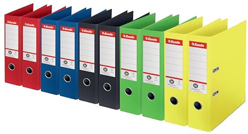 Esselte Ordner A4, 1 Stück, Aktenordner 75 mm Rückenbreite, bunt