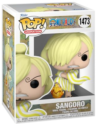 Funko POP! Animation: One Piece - Vinsmoke Sanji - Sangoro - (Wano) - Samlingsbar vinylfigur - Presentidé - Officiell Merchandise - Leksaker för barn och vuxna - Anime Fans - Modellfigur för samlare
