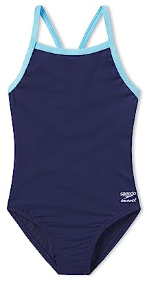 Speedo Girl's Swimsuit One Piece Endurance+ Flyback Solid Youth Team Colors