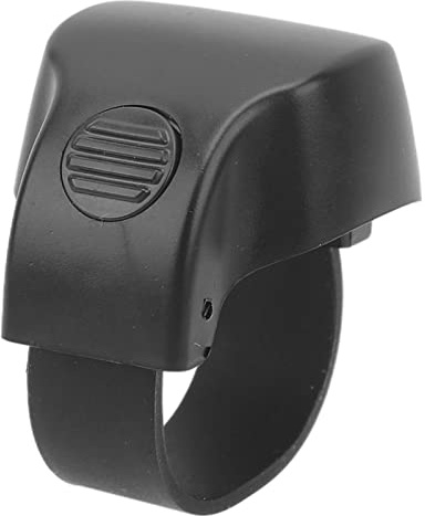 Bluetooth-Fjärrkontroll Page Turner Uppladdningsbar Fjärrkontroll Scrolling Ring Clicker för Android IPhone Tablet (Svart)