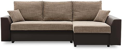 Eckcouch Paul 1 PRO mit Bettkasten! Best! Wohnzimmer möbel mit schlaffunktion. Polstermöbel, bequem schlafcouch. (LAWA 02 + REAL 66)