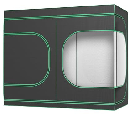 YUENFONG Tienda de cultivo para plantas, tienda de cultivo, armario de cultivo, caja de invernadero, caja de cultivo interior, para plantas, flores y verduras, 240 x 120 x 200 cm