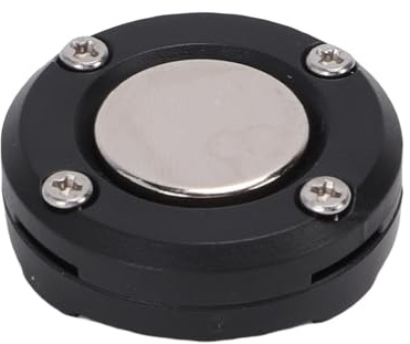 Zunate Kit Magnétique de Microphone CB Portable pour KMC30, Kit de Montage de Support de Microphone Radio Rond adapté pour KMC32 KMC35 KMC36 Clip de Suspension de Micro CB avec Dos (Black)