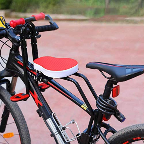 Honeyhouse Asiento de Bicicleta Delantero para Niño | Asiento Infantil Delantero Plegable con Reposabrazos y Pedal | para Niños de 2 a 6 años - MAX 50 KG