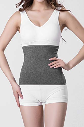 IBLUELOVER Ceinture Chauffante en Cachemire Doux et Chaud Ceinture Lombaire Femme Ceinture Chauffante Thermique Ventre Dos Taille Garder la Chaleur et Soulager Les Douleurs Lombaires Ceinture Sport