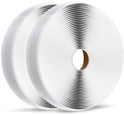 LLPT Nastro Butilico | 2 Pezzi Nero | 13 mm × 10 m | Nastro Sigillante Autoadesivo | Guarnizione Ermetica per Riparazione Camper Finestre vetri Barche Tetti Tubi EPDM (BST052)