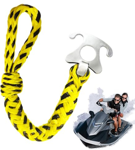 Corda da traino per sci d'acqua - Cordino da traino per sci d'acqua - facili da montare per vela, pesca, wakeboard