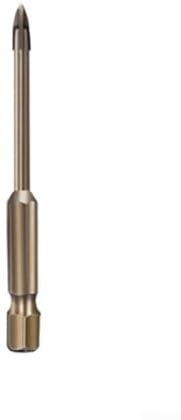 babominimer Punta da trapano a croce in lega di carburo cementato, 3-12 mm, per piastrelle di ceramica, vetro, marmo, specchio, metallo sottile, resistente all'usura, design antiruggine con foratura