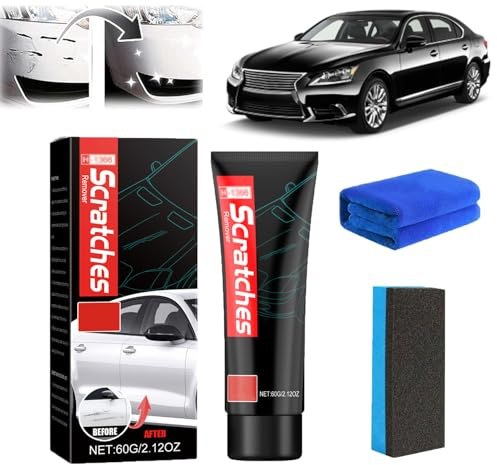Glass Stovetop Scratch Repair Kit, Polishing Wax for Glass Ceramic Cooktop, Heavy Duty Cleaner and Polish, Car Scratches Remover (1, one size)