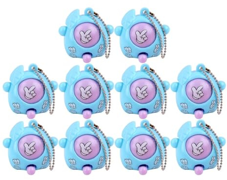 Guangcailun Giocattolo interattivo forbici sasso carta divertente gioco di indovinelli per bambini carino dimensioni compatte portabilità rendendo il gioco emozionante. È piccolo e