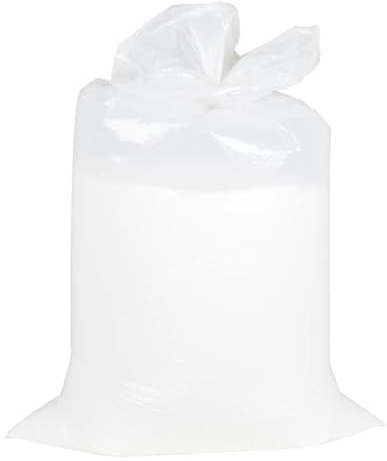 Kaloriko Relleno para puf EPS 100 L, color blanco, granulado, 10 kg/m³, material de relleno para cojines, pufs, cojines para perros, manualidades, costura, ganchillo, peluche, material de relleno