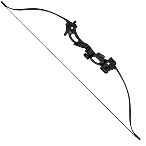 Ordellia Arc recourbé de 49 Pouces avec Accessoires pour débutants et tir Sportif, Nylon Noir, Poids 20 LB, idéal pour entraînement extérieur, Chasse, Cible, Loisir, compétition et Pratique Adulte