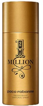Paco Rabanne 1 Million Deodorante Spray, Uomo, 150 ml