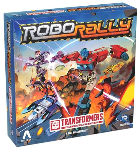Renegade Game Studios | Robo Rally Transformers | Renn- & Strategiespiel | 2 Spieler | 45–90 Minuten | Englisch