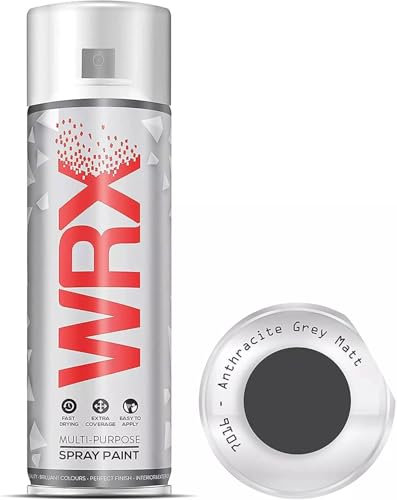 WRX Matt Anthracite Grey 7016M Aerosol Spray Paint Multi Purpose Fast Dry 400ml (1)