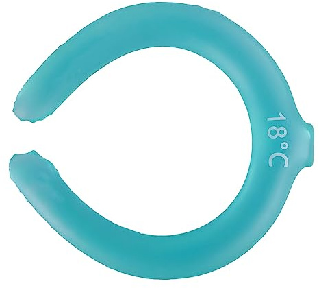 Depisuta Enveloppe de Cou de Refroidissement Portable avec une Dissipation de Chaleur Efficace pour l'été, une Usure Confortable pour - PVC Matériau (BLUE)