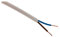 Zenitech - Elektrisches Stromkabel H05VV-F 2x 1,5mm² - Für Innenräume - Abrieb- und Feuchtigkeitsbeständig - Weiß - 5m