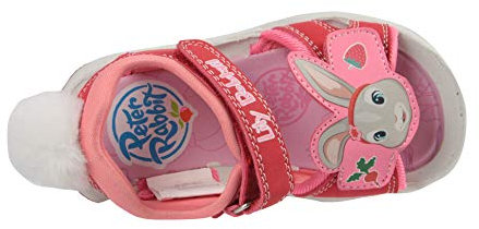 WILLIAM LAMB Lily Bobtail Girls LiliRabbit Open Toe Sandals Pink 9 UK Child