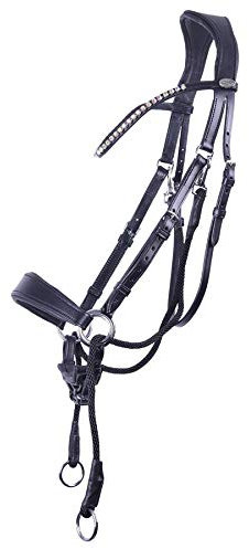 QHP Sunna gebisslose Trense, Größe:VB, Farbe:schwarz