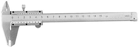 Akozon High Accuracy Carbon Steel Metal Vernier Caliper Micrometer Gauge Measuring Tool 0-150mm for Inside, Outside Depth and Step Measurements