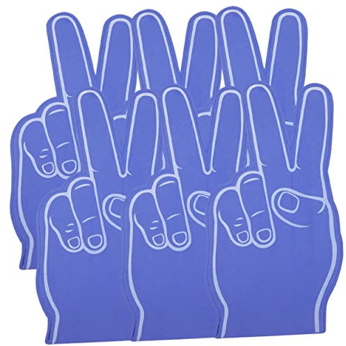 KOMBIUDA 6 Stück Schaumstofffinger Für Cheerleading Sportfans Party-Requisiten Weich Und Wiederverwendbar