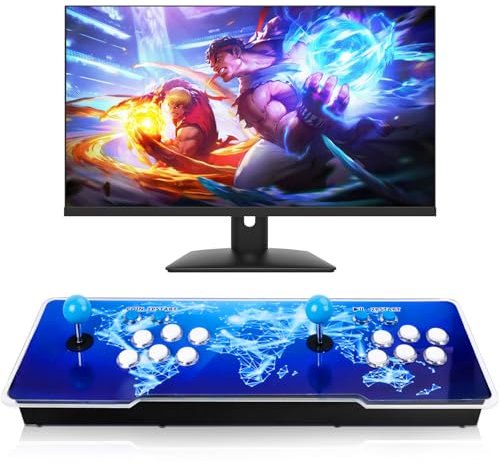 2025 Latest Arcade Console Pandora Box Built in 42,000+ Games with 50+ Emulators 4K HDMI Output Plug and Play TV Video Game 256GB Memory Card Retro Game Machine Double Joystick Favorites List