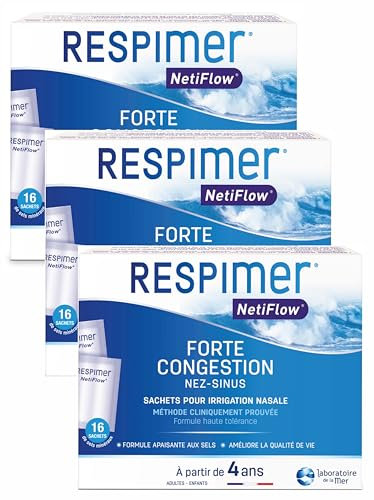 RESPIMER NetiFlow Sachets de sels minéraux pour irrigation nasale - lot de 3 boites de 16 sachets (3)
