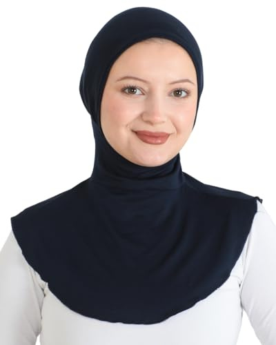 Prien Sport Hijab For Women, Muslim Head Scarf, Flexible Turban Girls, Chic Islamic Wear For Gym, Neck Collar Bonnet Viscose