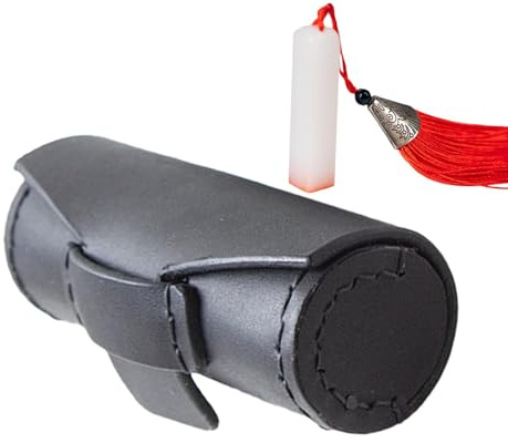 Bolsa de lápiz Labial – Estuche de Cuero para pintalabios de Piel para