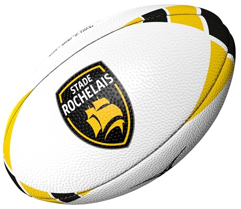 Gilbert Mini Ballon de Rugby La Rochelle - Collection Officielle Stade Rochelais