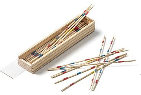 Miquelrius - Gioco da tavolo Mikado, Legno naturale, da 1 a 8 giocatori, Età 6+ anni