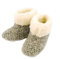 shivler Schafwolle Hausschuhe Wollhausschuhe Wolle Pantoffeln aus Schafwolle Schlappen (graumelange, eu_footwear_size_system, adult, women, numeric, medium, numeric_39)