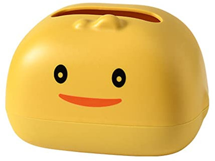 Scatola di fazzoletti, porta fazzoletti di cartone animato, scatola di immagazzinaggio di salviettine umidificate Dispenser di fazzoletti cosmetici per la camera da letto del bagno di casa