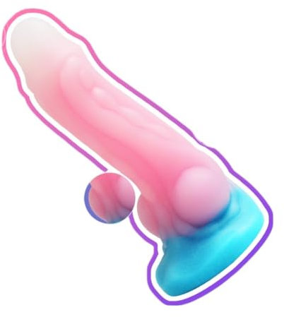 13cm Glühender Dildo Gode Silikon Realistische Hund Penis Strap-On Riesige Dildos Vagina Masturbator Schwanz Sex Spielzeug Für Frau