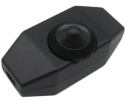 Homoyoyo Lampe Variateur Ampoules L'Interrupteur Variateur De Lumière Rotatif Noir