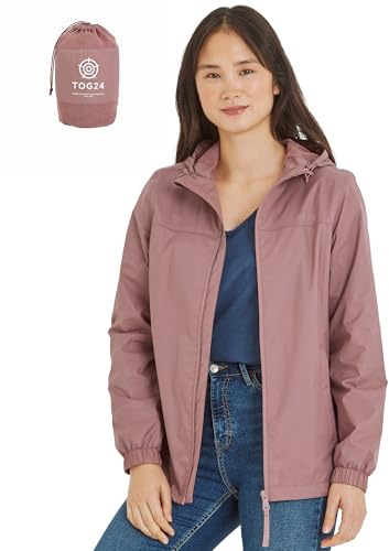 TOG24 Craven Womens Waterproof Windproof Rain Jacket, Breathable Packaway