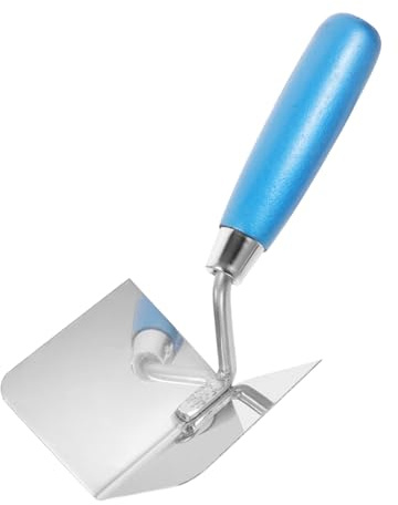 DOITOOL Ergonomic Trowel High Grade Stainless Steel Drywall Tool for Angles Comfortable Grip for Finishing Inside Corners Durable Plaster Tool
