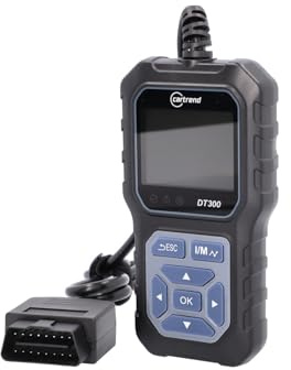 cartrend Escáner OBD DT300 - Dispositivo de diagnóstico para coche, con pantalla TFT a color, diagnóstico de fallas completo, compatible con todos los vehículos compatibles con OBD-II, datos en vivo y