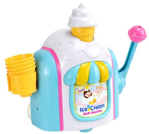 Back Bluble Ice Creame - Macchina Per Giochio Successione, Accessorio Per La Doccia, Dessert Fino A Schiuma | Materiale Non Tossico Sicuro, Strumento Di Gioco Creativo Bambini Da Tre A Cinque Anni Gio
