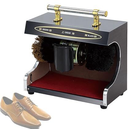 coyrugky Electric shoe polisher Electric Shoe Shine Machine, Automatic Shoe-Shine Machine,Shoes Polisher, Combined Spherical Brush,shoe polishing machine Give Shoe Polish,For Household/Commercial