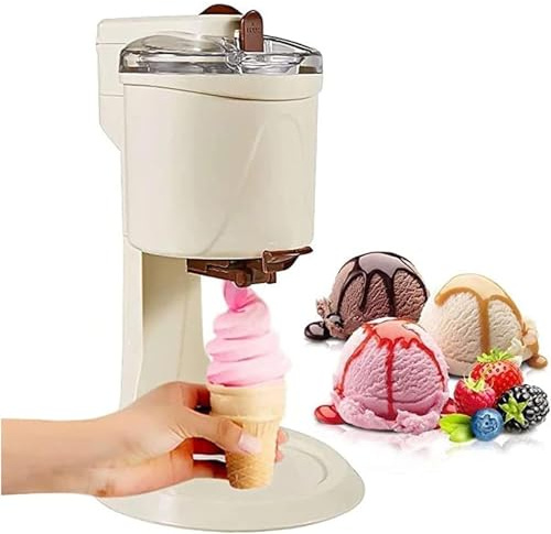 Gelatiera con compressore, macchina automatica per gelato soft, grande capacità da 1 litro per yogurt e sorbetto
