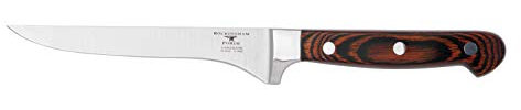 Rockingham Forge Essentials Serie 8000 Coltello da disosso da 6” con manici classici rivettati in Pakkawood e costruzione full Tang, lame in acciaio inox
