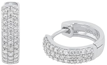 s.Oliver Ohrringe 925 Sterling Silber/Edelstahl Damen, Ohrschmuck, Kommt in Schmuck Geschenk Box